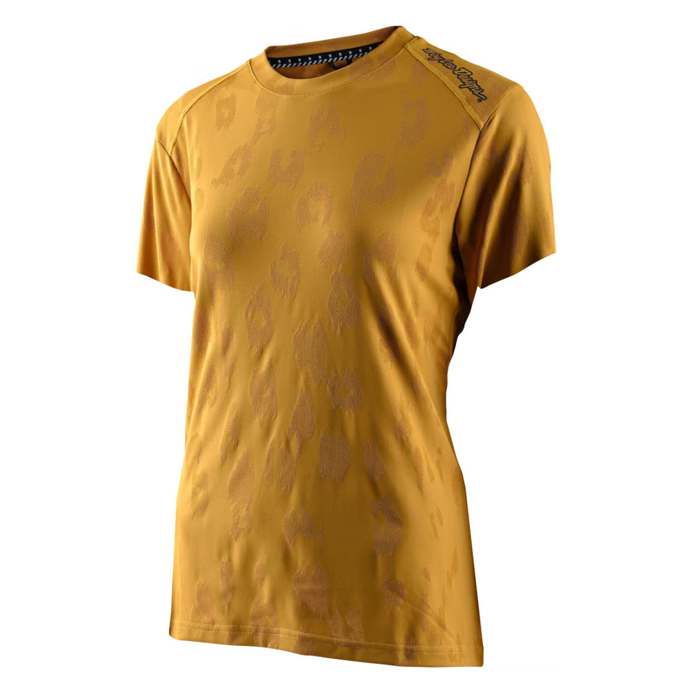 uPRISE Bikes Troy Lee Designs Troy Lee Lilium Women's Short Sleeve Jersey - Jacquard Honey | Price match, 365 day returns, 18-Month Warranty, Finance Available & Free UK Delivery