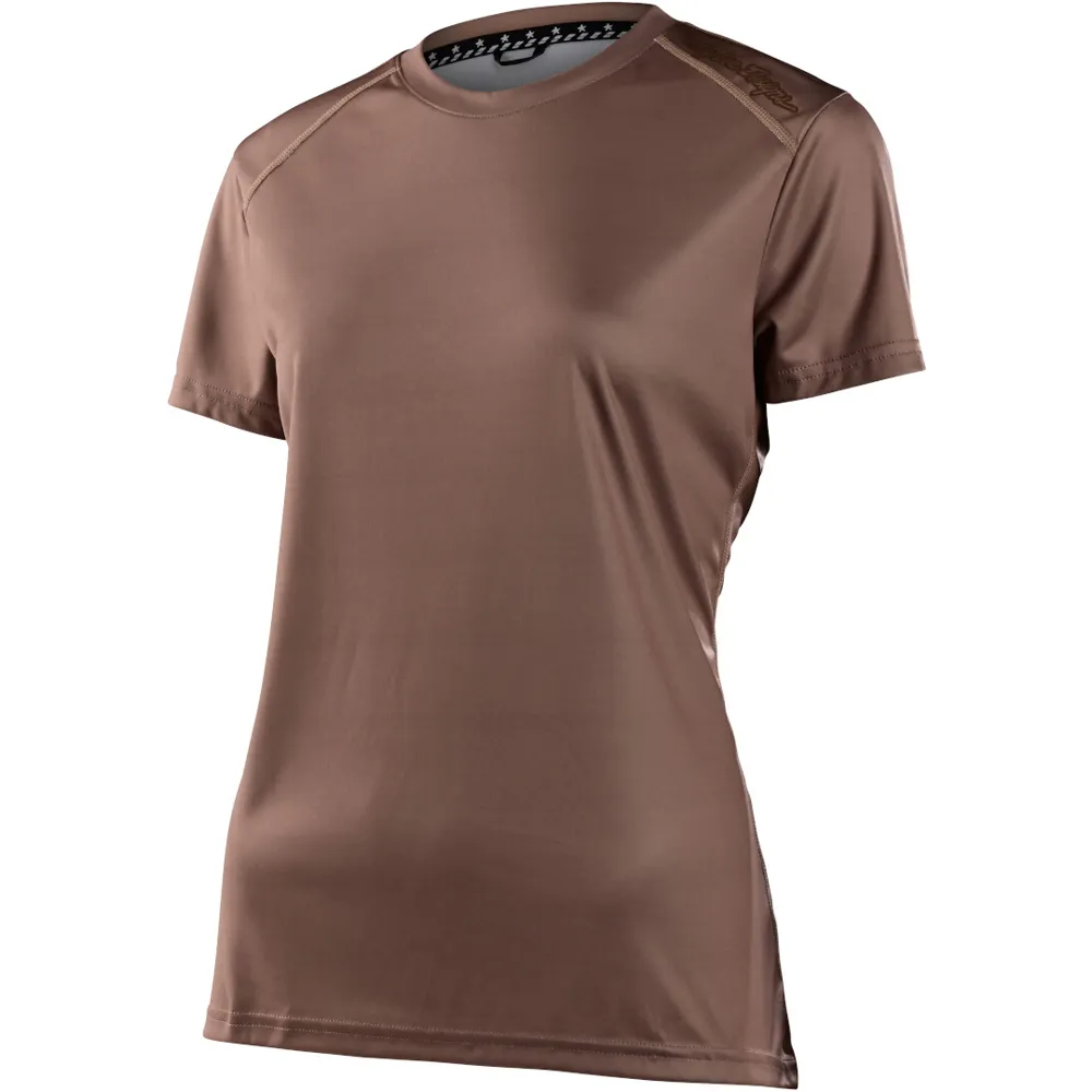 uPRISE Bikes Troy Lee Designs Troy Lee Lilium Women's Short Sleeve Jersey - Solid Coffee | Price match, 365 day returns, 18-Month Warranty, Finance Available & Free UK Delivery