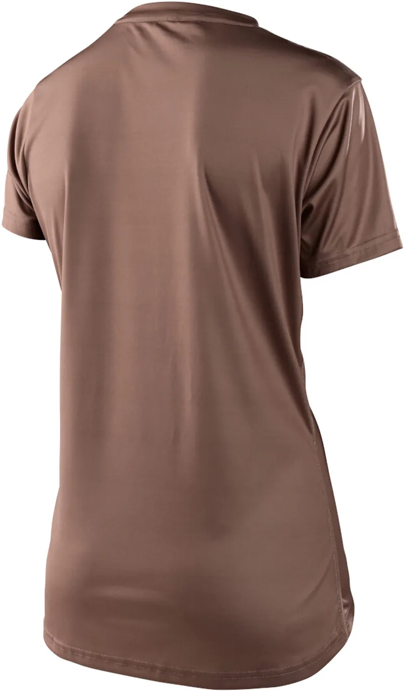 Troy Lee Lilium Women's Short Sleeve Jersey - Solid Coffee-1