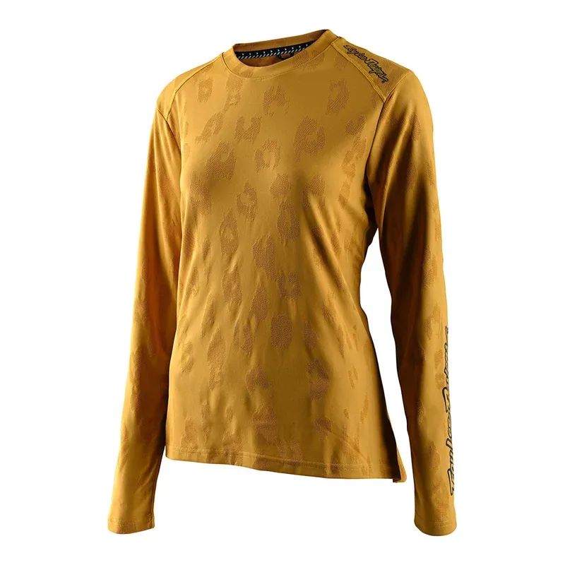Troy Lee Lilium Women's Long Sleeve Jersey - Jacquard Honey