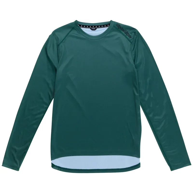 Troy Lee Lilium Women's Long Sleeve Jersey - Mono Jade