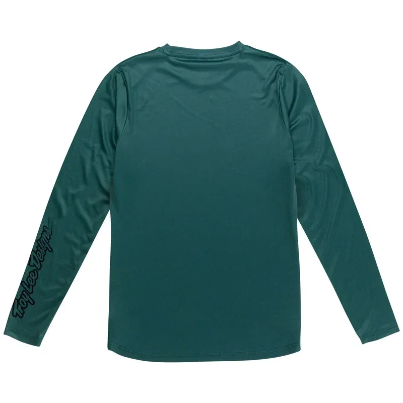 Troy Lee Lilium Women's Long Sleeve Jersey - Mono Jade-1