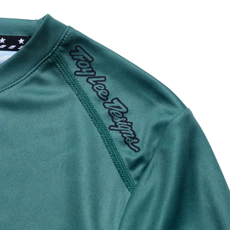 Troy Lee Lilium Women's Long Sleeve Jersey - Mono Jade-2