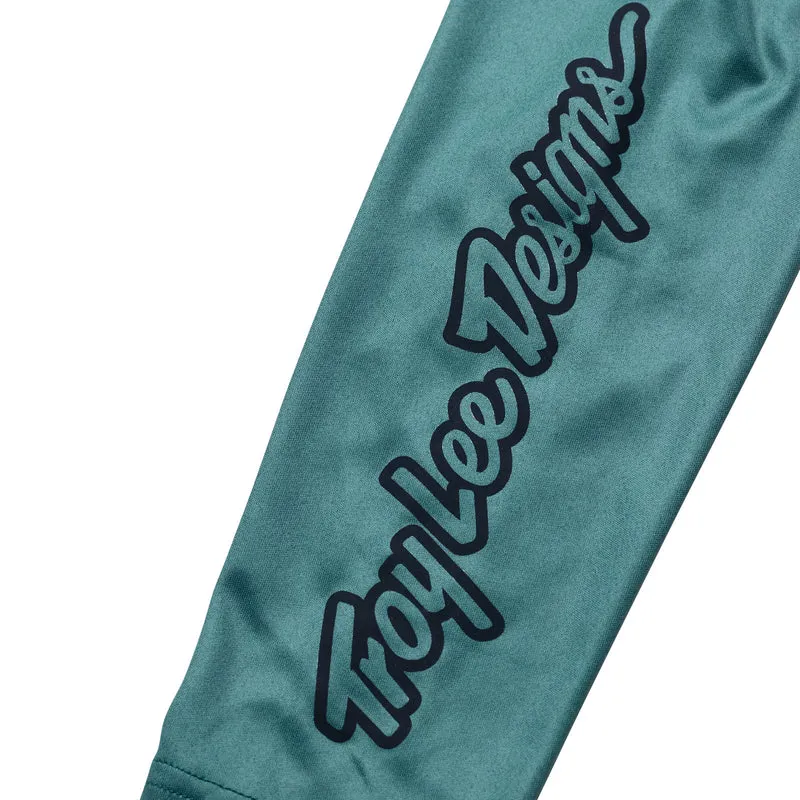 Troy Lee Lilium Women's Long Sleeve Jersey - Mono Jade-3