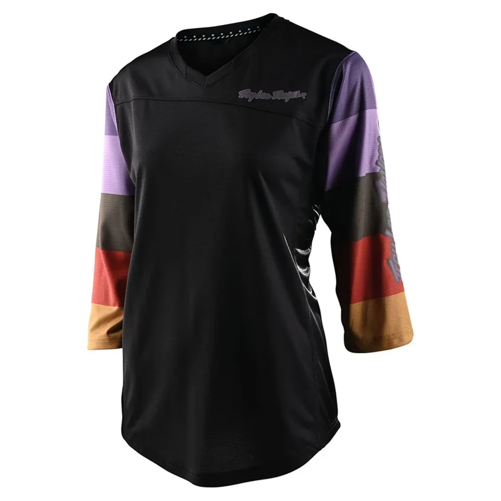 uPRISE Bikes Troy Lee Designs Troy Lee Mischief Women's 3/4 Sleeve Jersey - Rugby Black | Price match, 365 day returns, 18-Month Warranty, Finance Available & Free UK Delivery