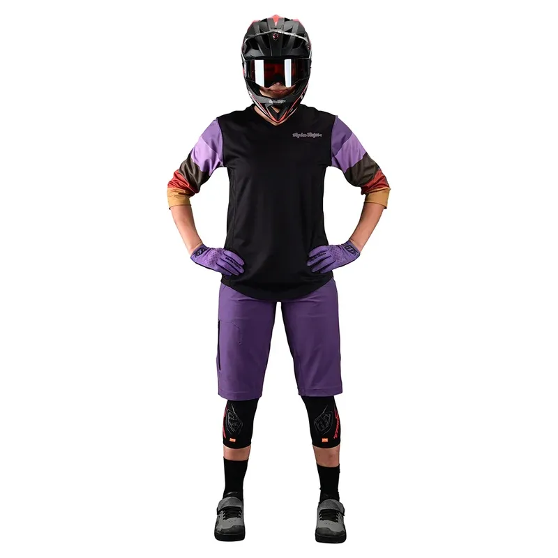 Troy Lee Mischief Women's 3/4 Sleeve Jersey - Rugby Black-2