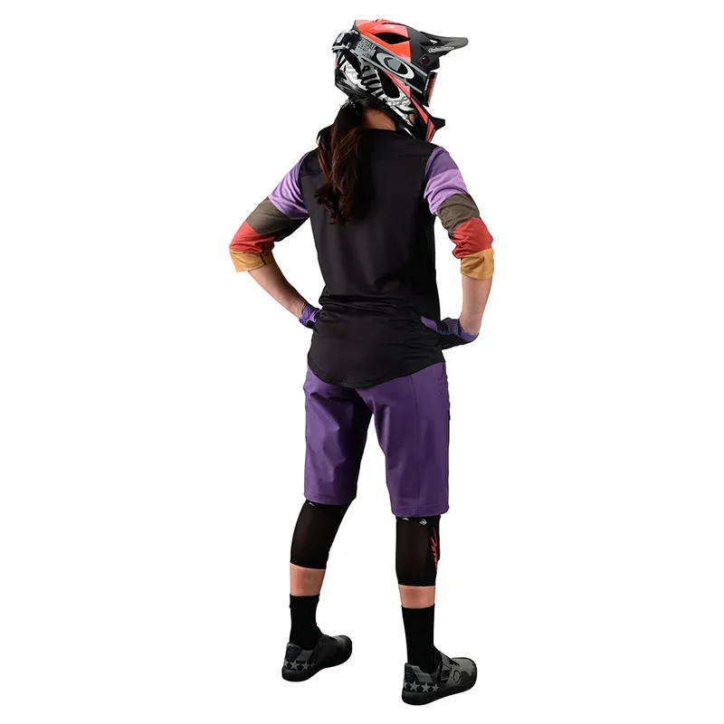Troy Lee Mischief Women's 3/4 Sleeve Jersey - Rugby Black-3