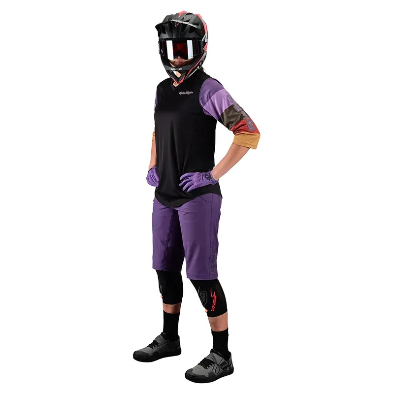 Troy Lee Mischief Women's 3/4 Sleeve Jersey - Rugby Black-4