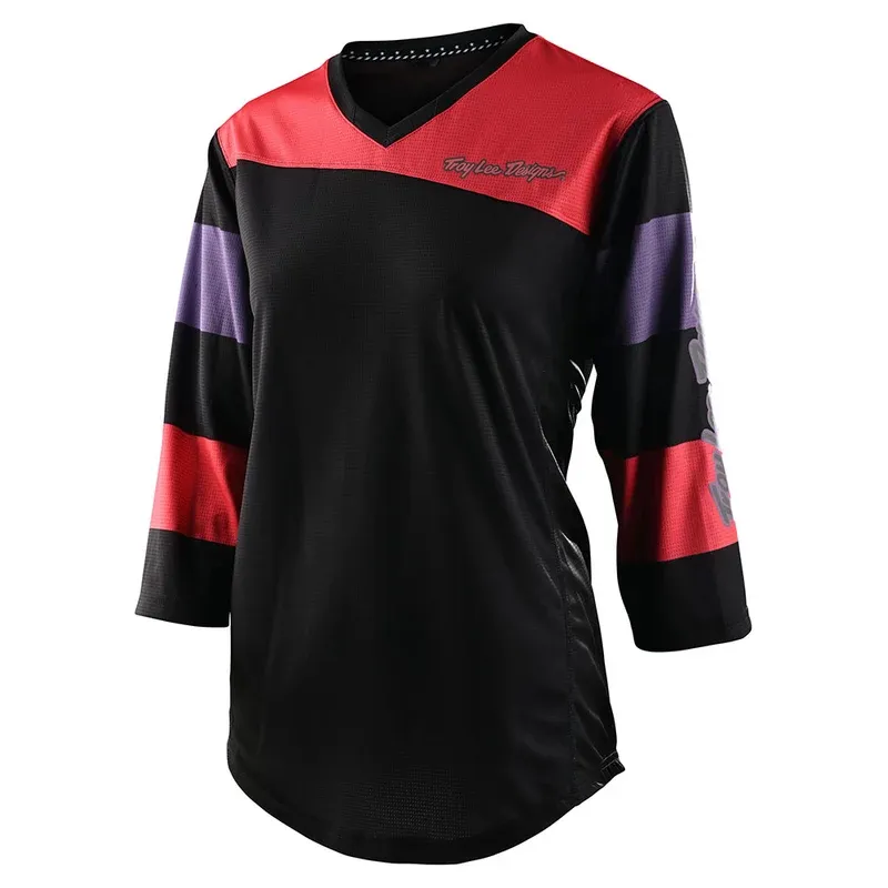 Troy Lee Mischief Women's 3/4 Sleeve Jersey - Rugby Firecracker