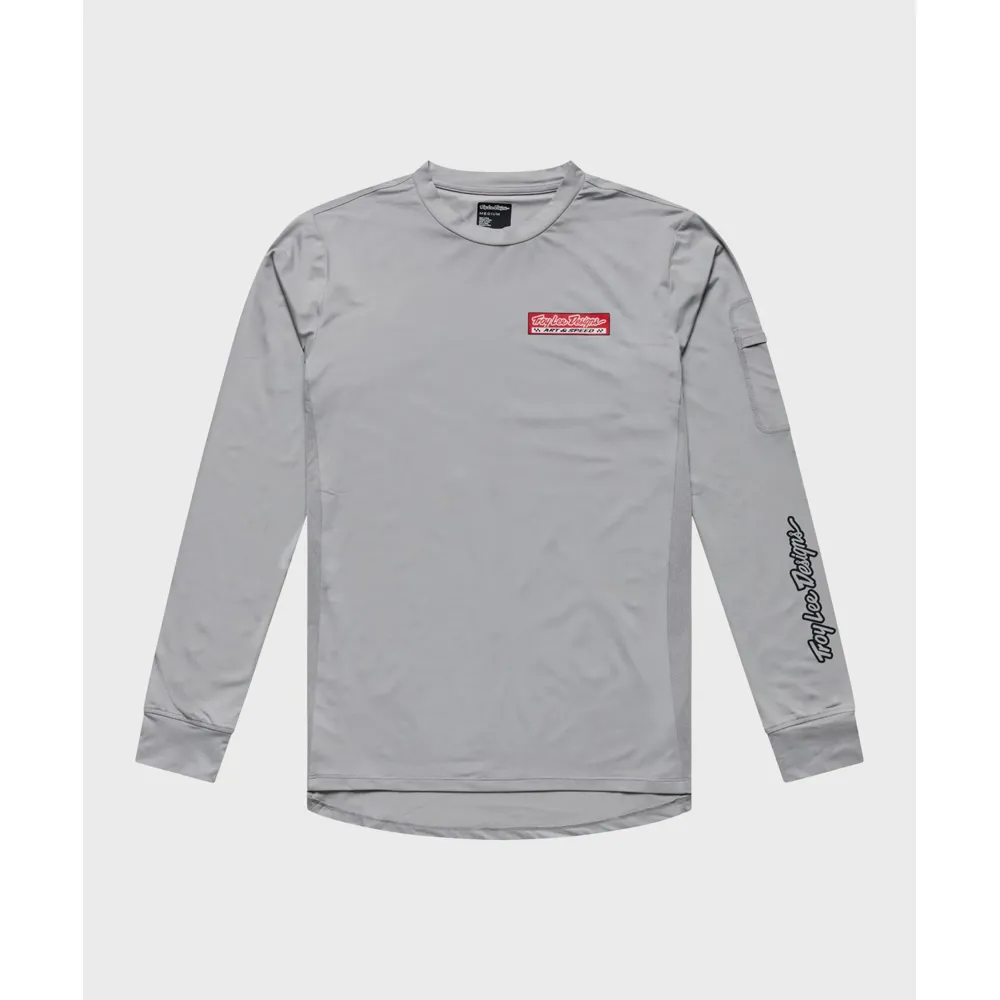 uPRISE Bikes Troy Lee Designs Troy Lee Ruckus Ride Custom Paint Men's Long Sleeve Tee - Mid Grey | Price match, 365 day returns, 18-Month Warranty, Finance Available & Free UK Delivery