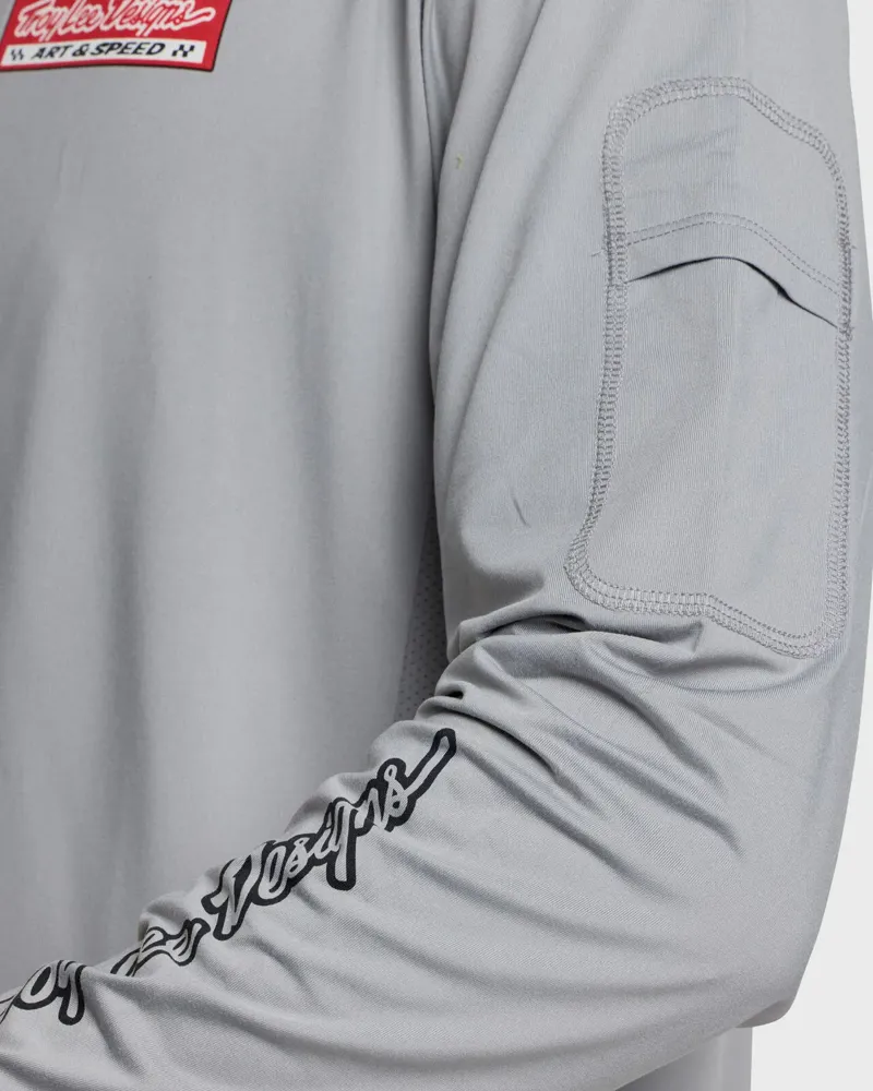 Troy Lee Ruckus Ride Custom Paint Men's Long Sleeve Tee - Mid Grey-3