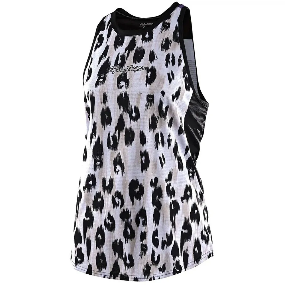 uPRISE Bikes Troy Lee Designs Troy Lee Luxe Women's Tank - Wild Cat White | Price match, 365 day returns, 18-Month Warranty, Finance Available & Free UK Delivery