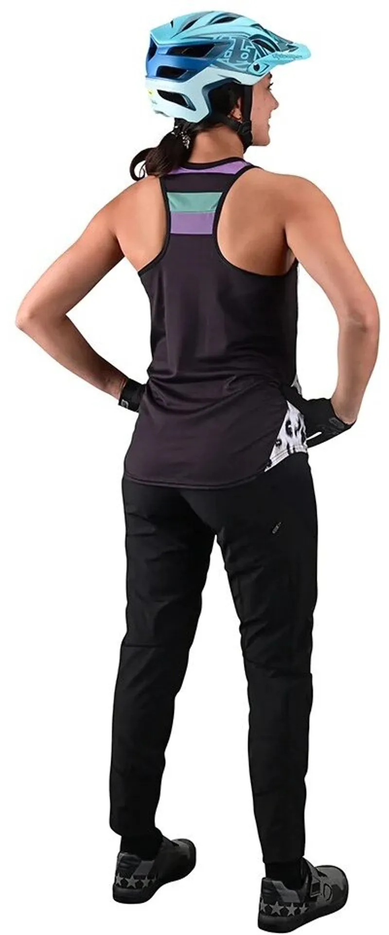Troy Lee Luxe Women's Tank - Wild Cat White-3