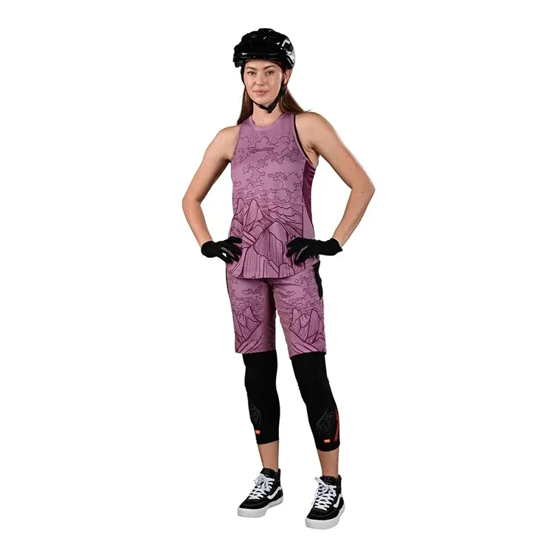 Troy Lee Luxe Tank Women's Tank Top - Micayla Gatto/Rosewood-2
