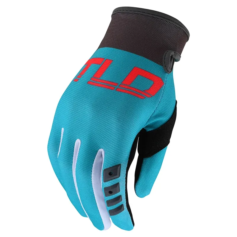 Troy Lee GP Airprene Women's Long Finger Gloves - Solid Turquoise