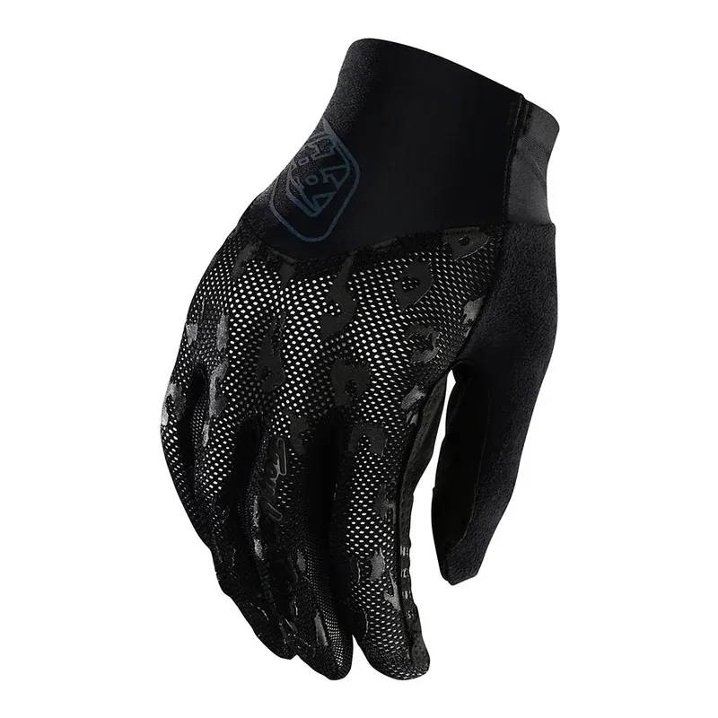 Troy Lee Ace Women's Long Finger Gloves - Panther Black