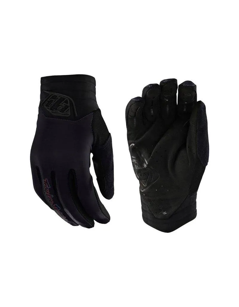 Troy Lee Luxe Women's Long Finger Gloves - Rugby Black