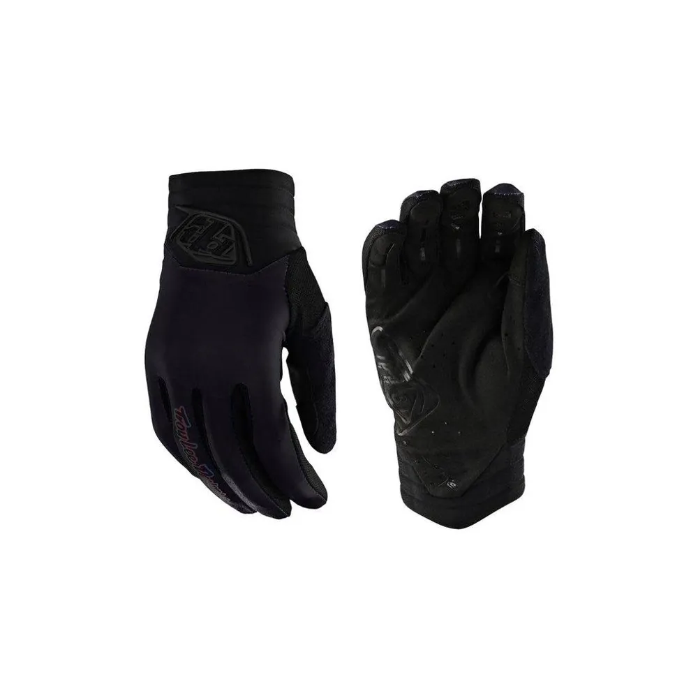 uPRISE Bikes Troy Lee Designs Troy Lee Luxe Women's Long Finger Gloves - Rugby Black | Price match, 365 day returns, 18-Month Warranty, Finance Available & Free UK Delivery
