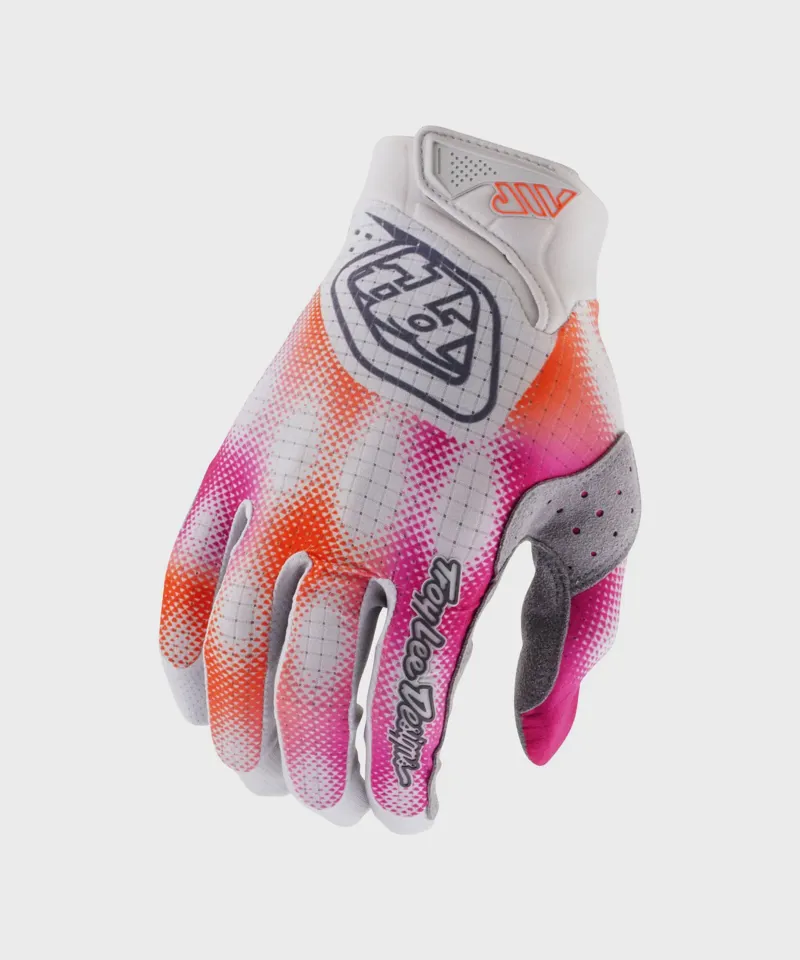 Troy Lee Air Aura Long Finger Gloves - Titanium
