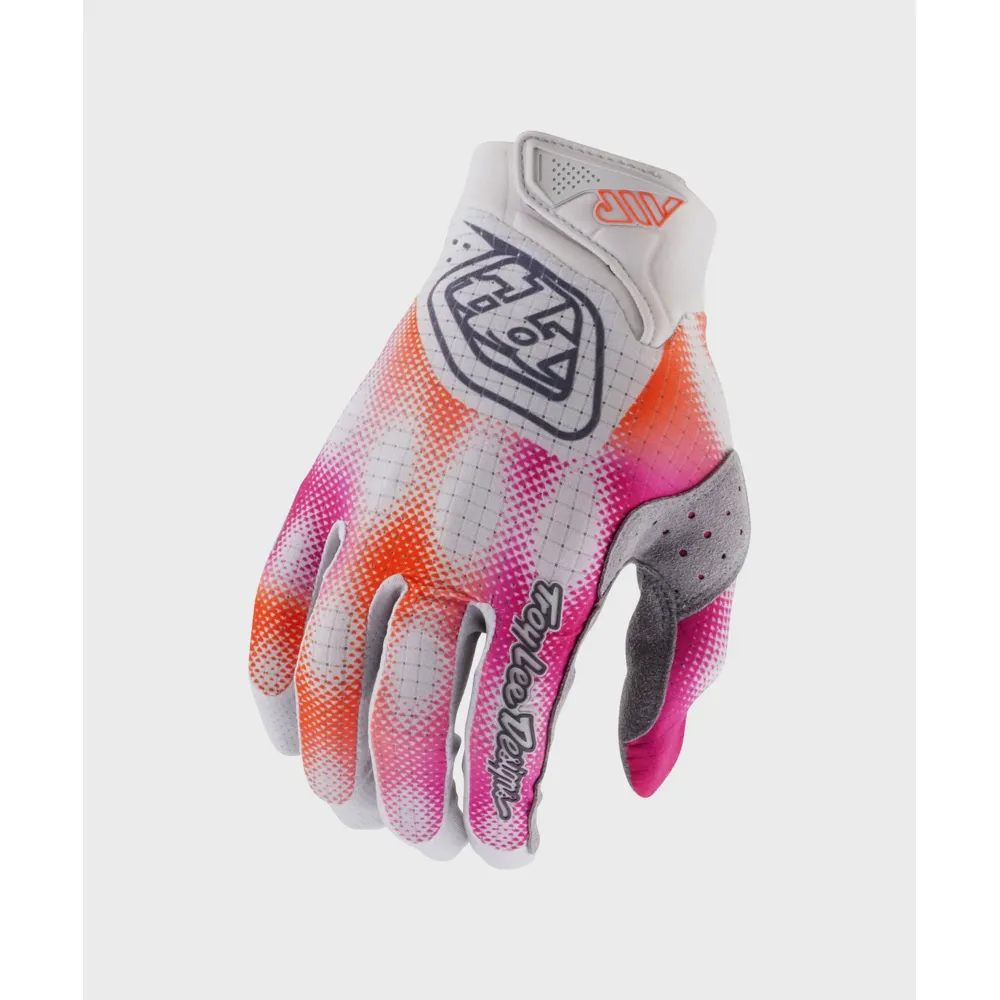 uPRISE Bikes Troy Lee Designs Troy Lee Air Aura Long Finger Gloves - Titanium | Price match, 365 day returns, 18-Month Warranty, Finance Available & Free UK Delivery