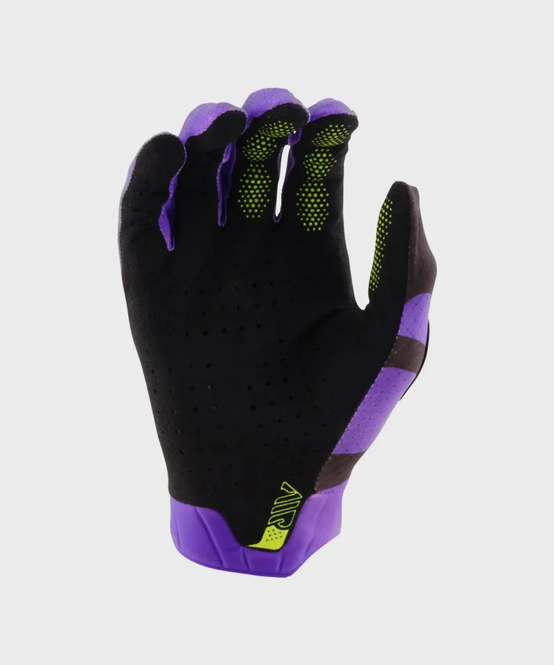 Troy Lee Air Youth Long Finger Gloves - Cyclops Neo Purple-1