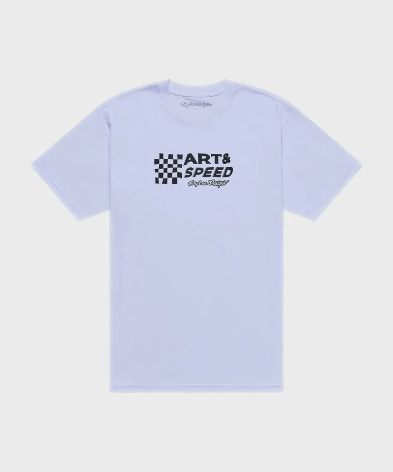 Troy Lee Designs Finish Line Men's Short Sleeve T-Shirt - White