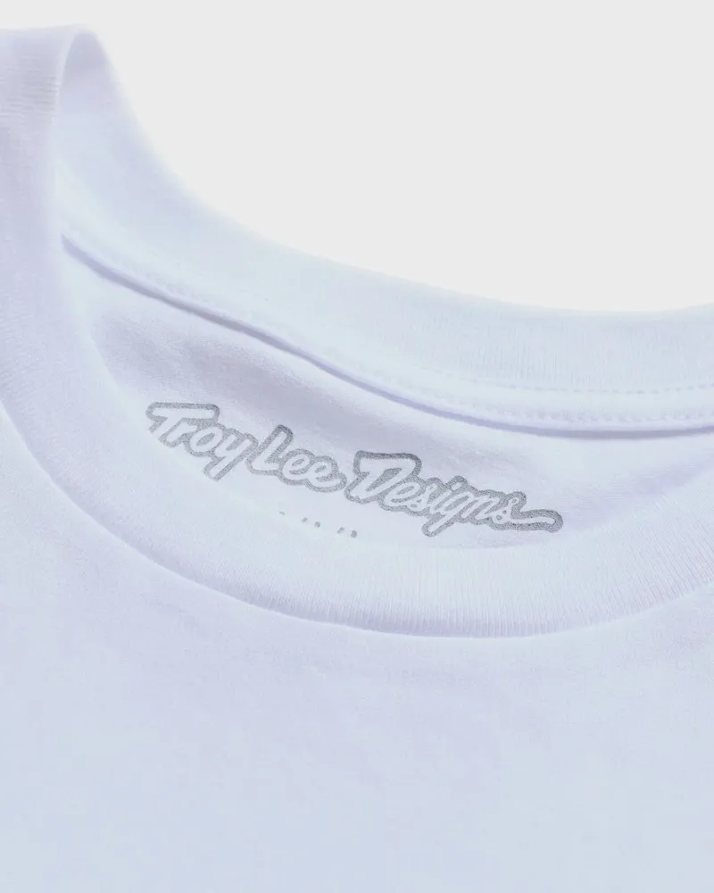 Troy Lee Designs Finish Line Men's Short Sleeve T-Shirt - White-3