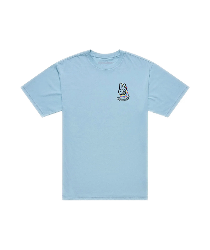 Troy Lee Designs Deuces Men's Short Sleeve T-Shirt - Dawn Blue