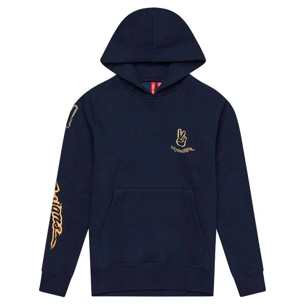 uPRISE Bikes Troy Lee Designs Troy Lee Peace Out Youth Pullover - Navy | Price match, 365 day returns, 18-Month Warranty, Finance Available & Free UK Delivery