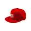Troy Lee Designs Badge Flat Bill Snapback Cap - Red