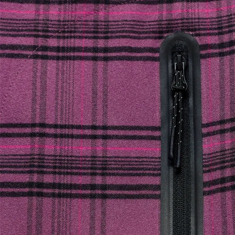 Troy Lee Grind Men's Flannel - YD Plaid Deep Purple-4