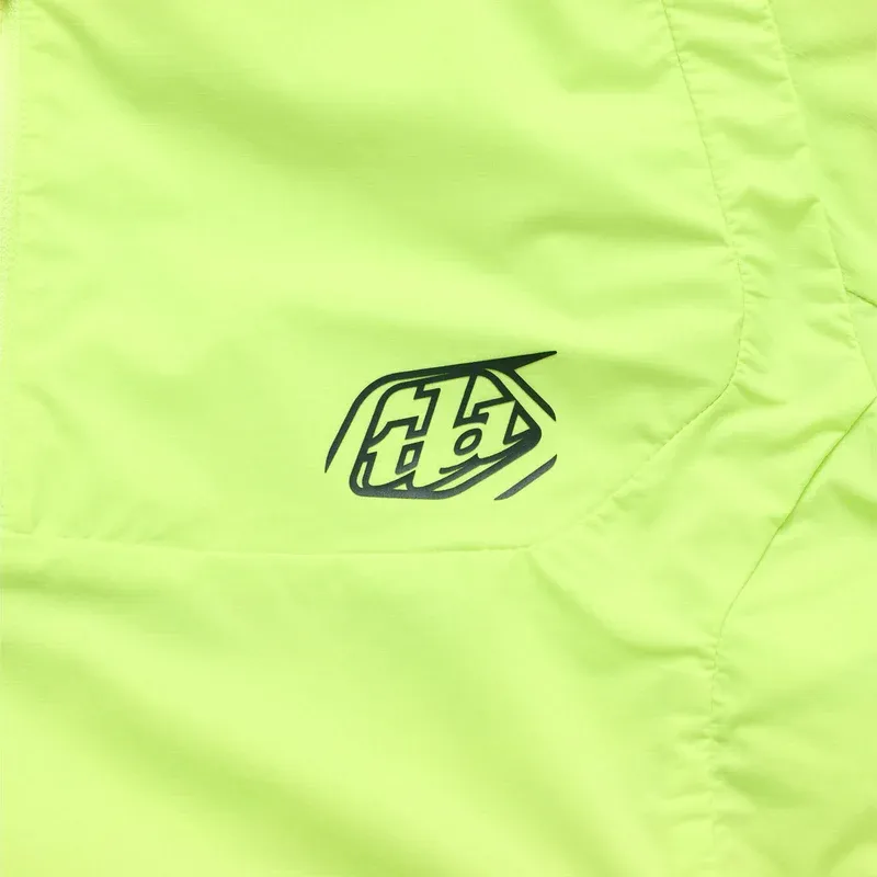 Troy Lee Drift Windbreaker Men's Jacket - Mono Glo Yellow-3