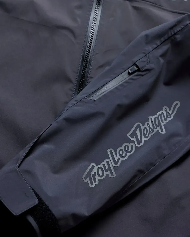 Troy Lee Designs Resist Waterproof Men's Jacket - Mono Carbon-6