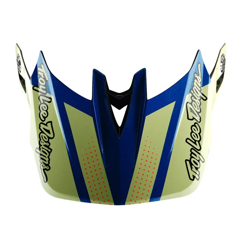 Troy Lee D4 Helmet Visor - Drip Glo Yellow