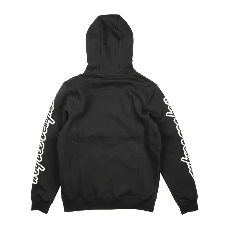 Troy Lee Designs Factory Racing Men's Zip-Up Hoodie - Black/Red-1