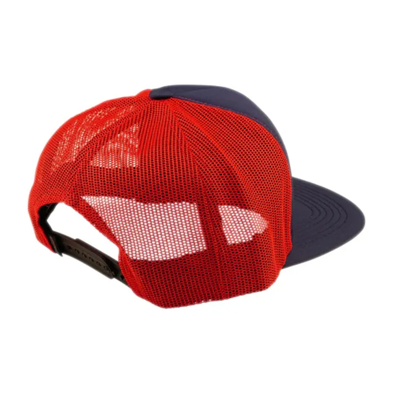 Troy Lee Designs Trucker Snapback Cap - Friday Night Red/Indigo-1