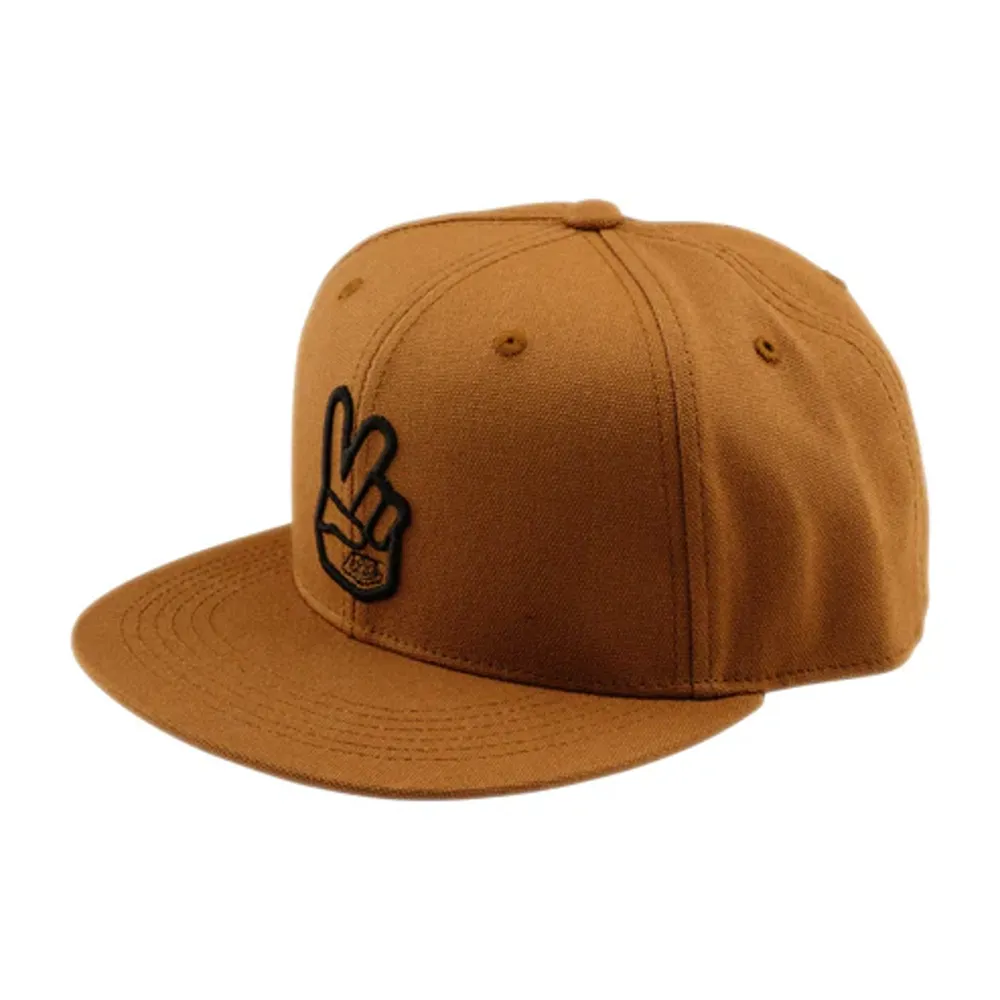 uPRISE Bikes Troy Lee Designs Peace Flat Bill Snapback Cap - Sienna | Price match, 365 day returns, 18-Month Warranty, Finance Available & Free UK Delivery