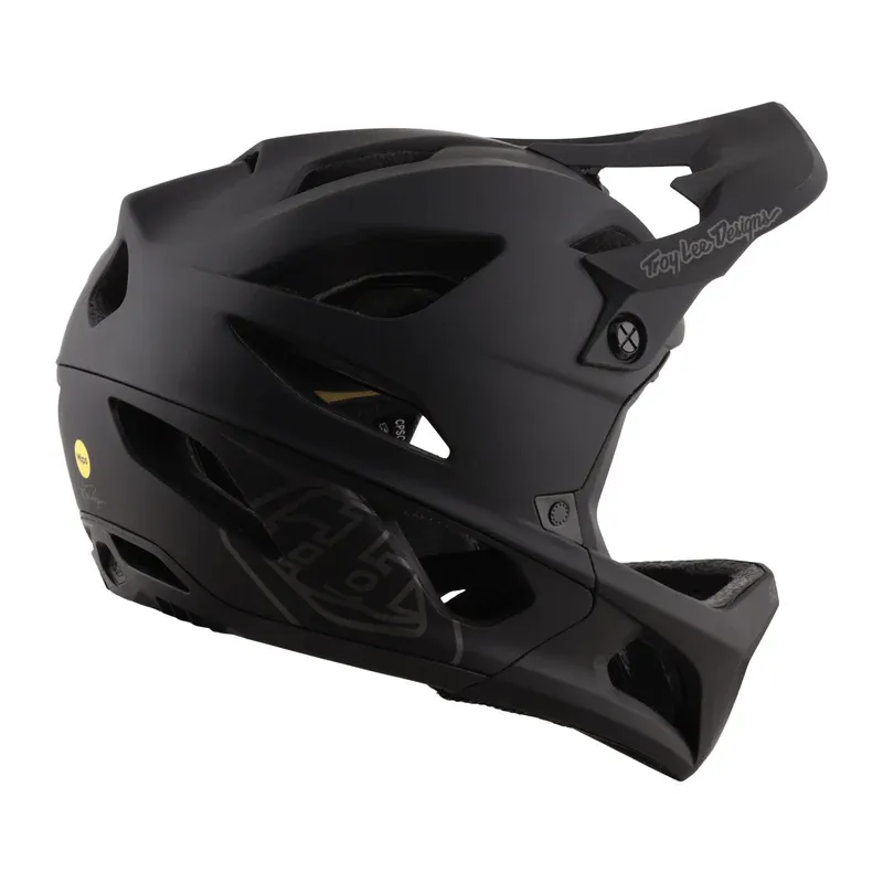 Troy Lee Designs Stage MIPS Full Face Helmet - Black-5