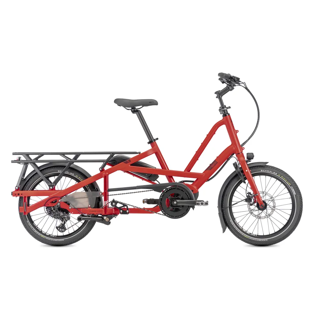 uPRISE Bikes Tern Quick Haul Long D9 2025 Electric Cargo Bike - Satin Traffic Red | Price match, 365 day return s, 18-Month Warranty, Finance Available & Free UK Delivery