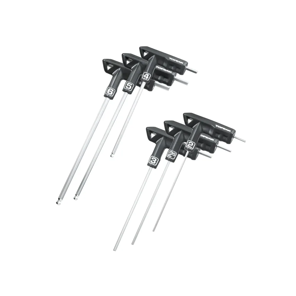uPRISE Bikes Topeak T-Handle DuoHex Set | Price match, 365 day return s, 18-Month Warranty, Finance Available & Free UK Delivery