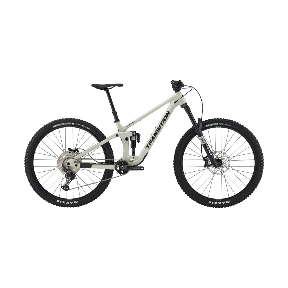 uPRISE Bikes Transition Sentinel Alloy Deore 2025 Full Suspension MTB - White | Price match, 365 day return s, 18-Month Warranty, Finance Available & Free UK Delivery