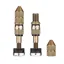 E-Thirteen Quick Fill Schrader Tubeless Valves 16-24mm Depth Rims - Bronze