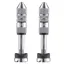 E-Thirteen Quick Fill Schrader Tubeless Valves 16-24mm Depth Rims - Silver