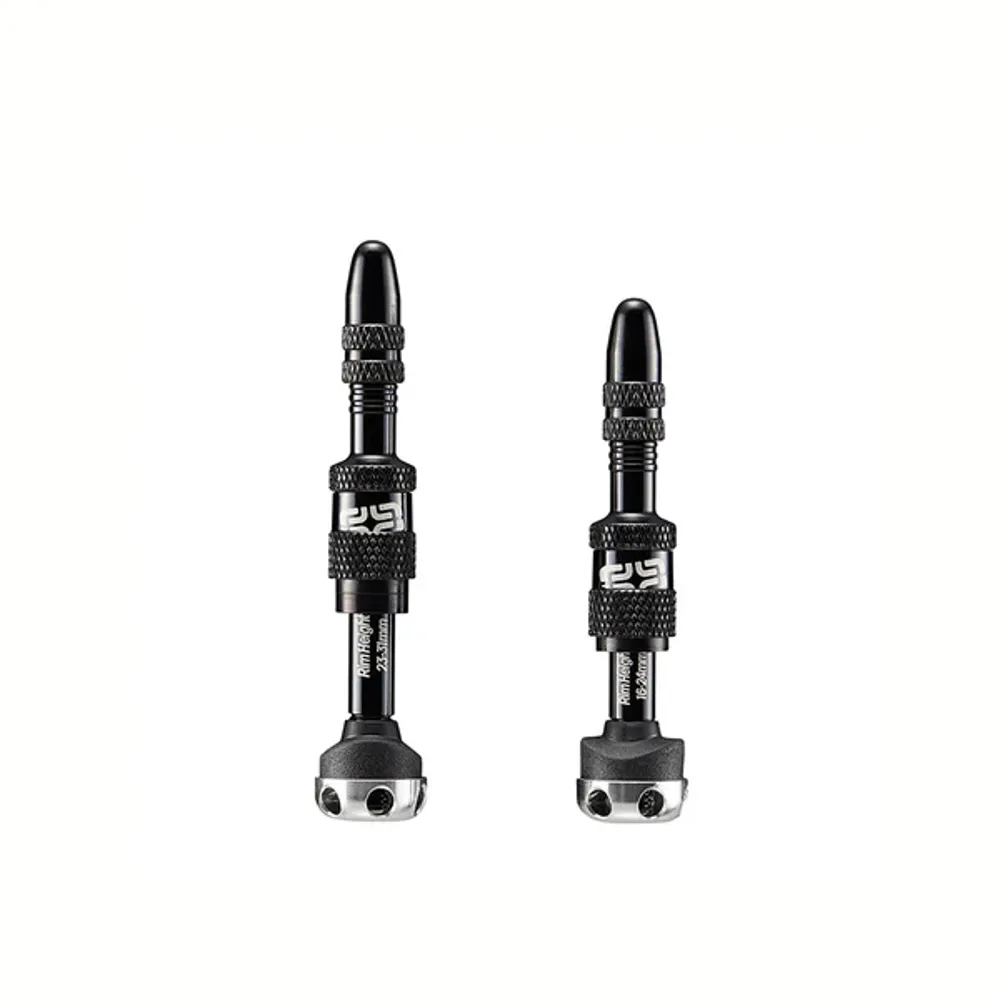 uPRISE Bikes E*Thirteen E-Thirteen Quick Fill Presta Tubeless Valves Bosch Rim Magnet - 16-24mm Depth Rims Black | Price match, 365 day return s, 18-Month Warranty, Finance Available & Free UK Delivery