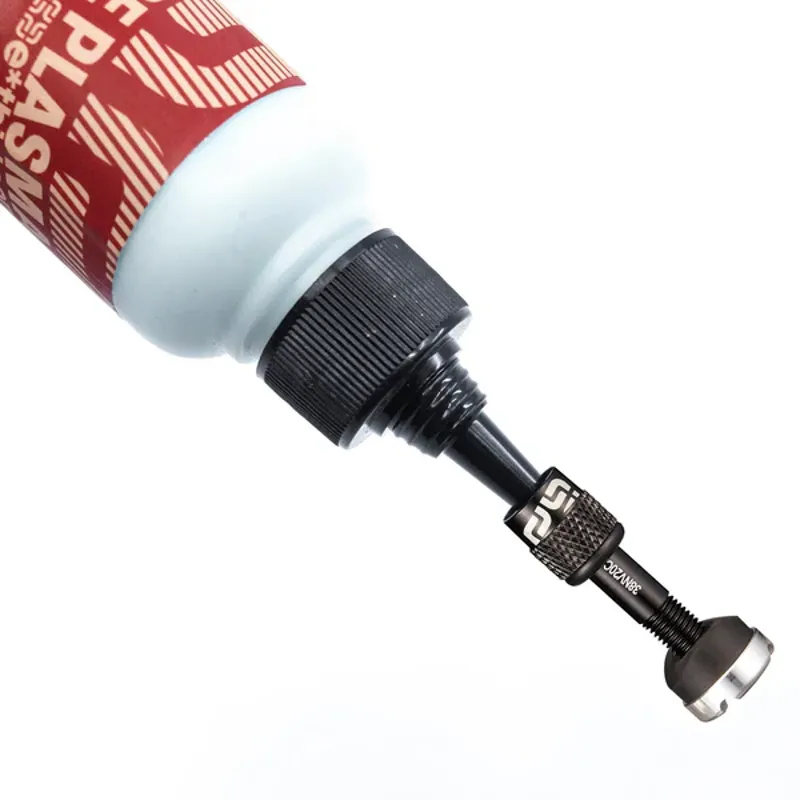 E-Thirteen Quick Fill Presta Tubeless Valves Bosch Rim Magnet - 16-24mm Depth Rims Black-1