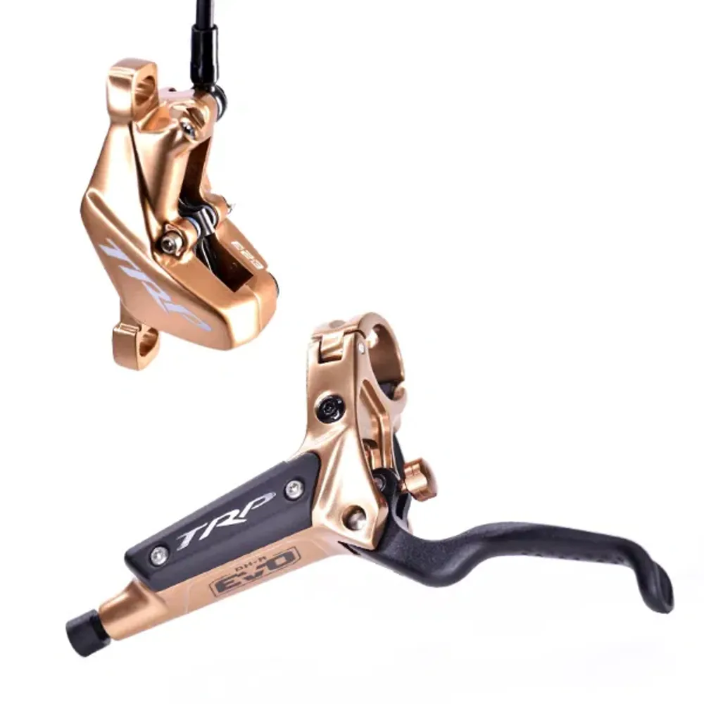 uPRISE Bikes TRP DH-R Evo M846 Front Right Hand Hydraulic Disc Brake - Gold | Price match, 365 day return s, 18-Month Warranty, Finance Available & Free UK Delivery
