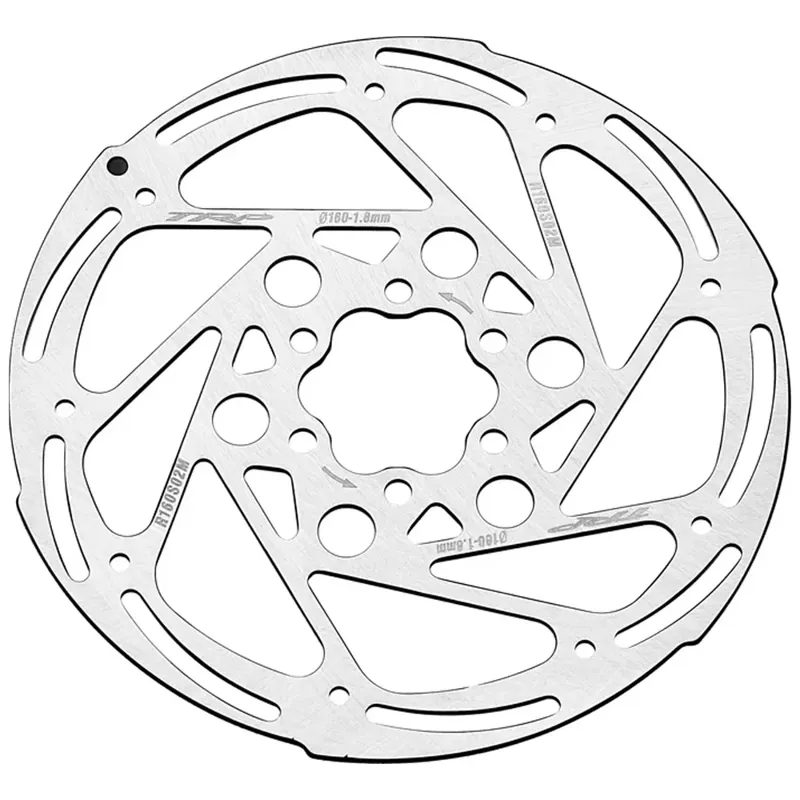 TRP R140S02M 1.8mm 6-Bolt 180mm Disc Brake Rotor - Silver