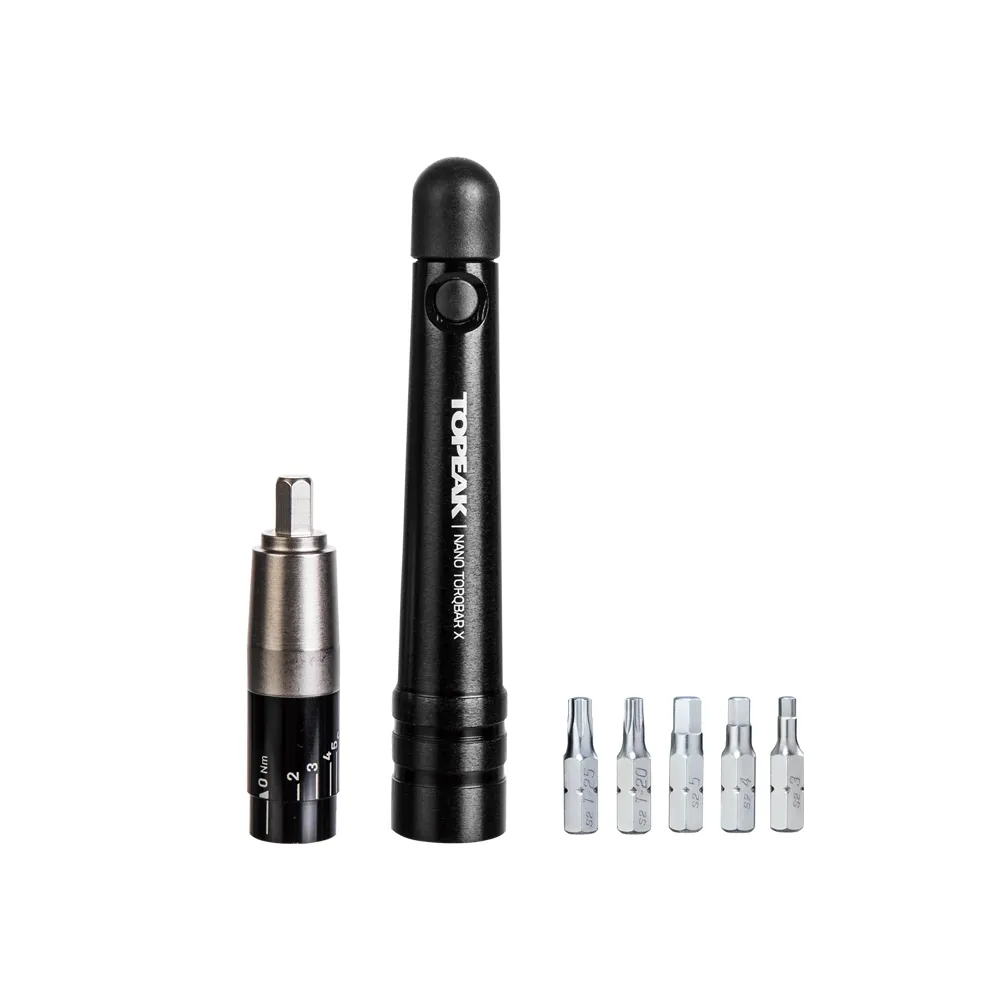 uPRISE Bikes Topeak Nano TorqBar X Torque Wrench - Black/Silver | Price match, 365 day return s, 18-Month Warranty, Finance Available & Free UK Delivery