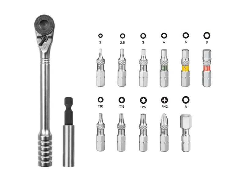 Topeak Ratchet Rocket Essential HD Ratchet Set - Black-2