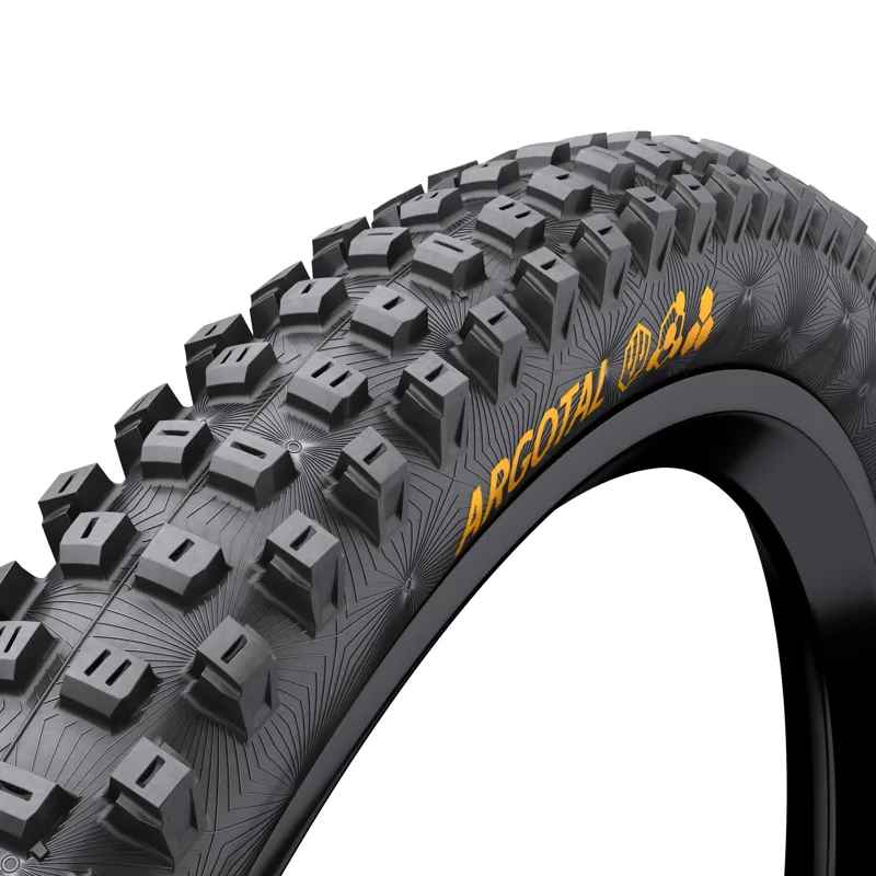 Continental Argotal Supersoft Compound Foldable Downhill Tyre - 27.5x2.40 - Black-1